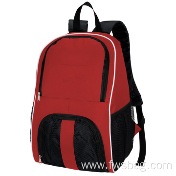 Custom Oxford men function backpack special large compartment school football backpack with ball compartment